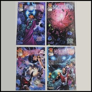 CrossGen‎ Negation Comics Lot Issues 1 2 3 Prequel Vintage Sci-Fi Set Rare NM